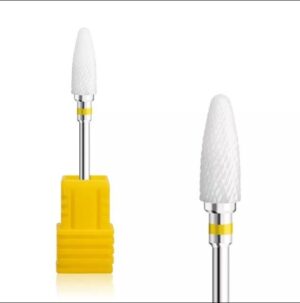 Κεραμική Φρέζα με Σχήμα Κώνου Κίτρινη