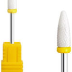 Κεραμική Φρέζα με Σχήμα Κώνου Κίτρινη