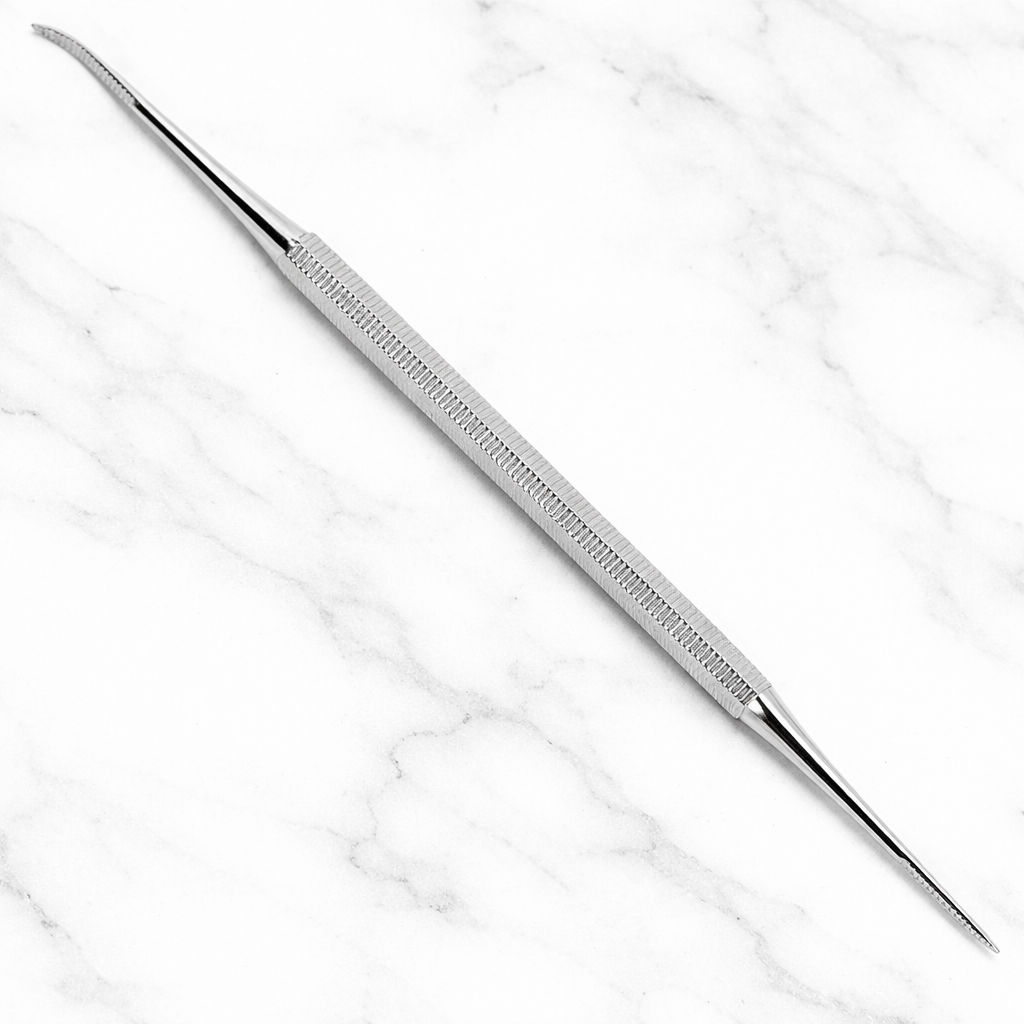 γωνιακή λίμα 14cm διπλής όψης Podoteck Pro ανοξείδωτη Taiwan