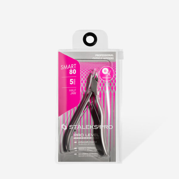 Professional cuticle nippers Staleks Pro Smart 80, 5 mm - Image 4