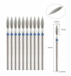 Φρέζα ΄φλόγα διαμαντιού ΄Χονδρού κόκκου χοντρή μπλέ