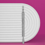 EXPERT 100 TYPE 5  Hollow manicure pusher (rounded pusher + straight blade)