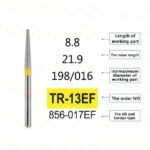 Διαμαντόφρεζα κωνική λεπτόκοκη