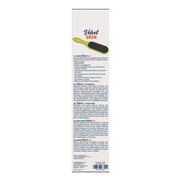 Ράσπα ποδιών Velvet Skin Maxi μέγεθος χρώμα Lime 1 τεμ - Image 3
