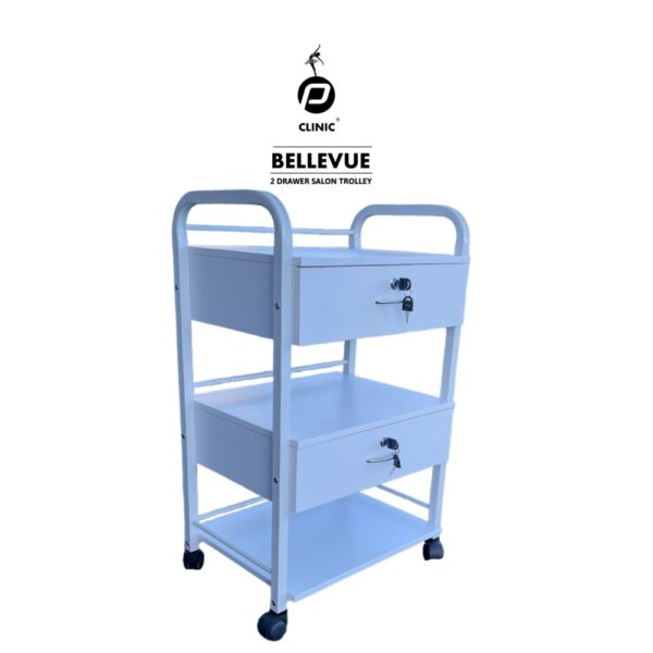 Clinic Trolley Bellevue με 2 συρτάρια + 1 πλατφόρμες - Image 3