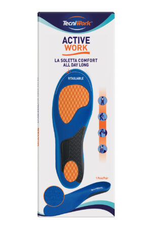 Large Πάτοι Tecniwork Active Work ιδανικοί για κόψιμο στο μέγεθος του παπουτσιού