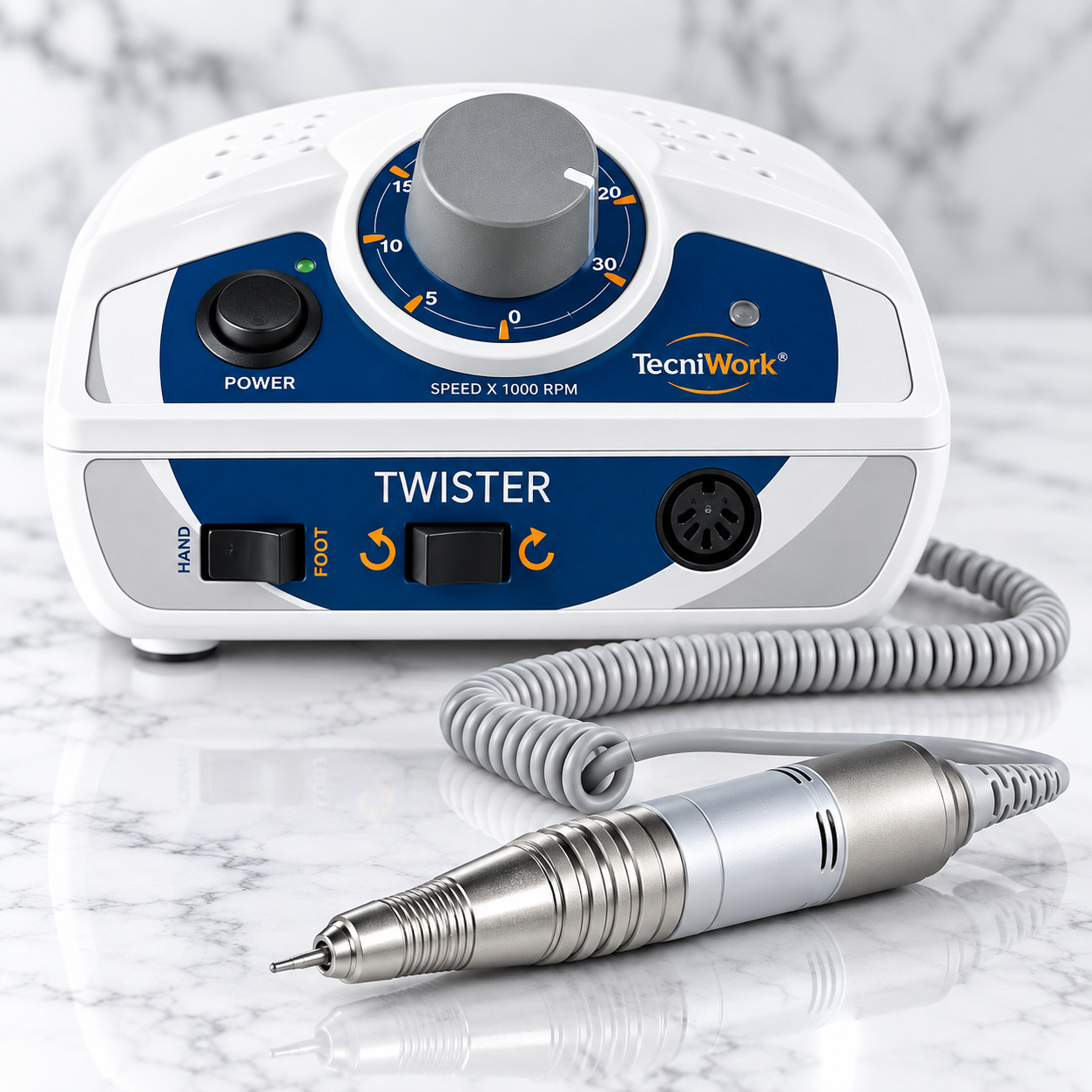 TecniWork Twister μικρομοτέρ 35.000 rpm με επαγγελματική χειρολαβή
