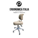 Tabouret Ergonomica Italia Royal Cappuccino Brown
