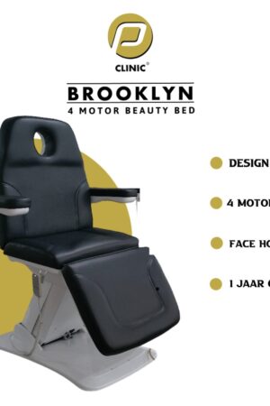 Καρέκλα περιποίησης BROOKLYN 4 MOTORS BLACK SUPER PROMOTION