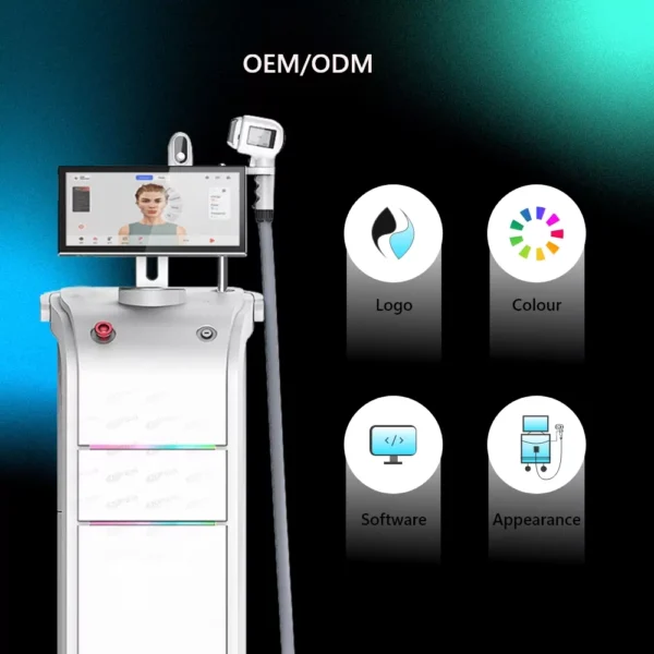 New Design 808 Diode Laser Hair Removal Machine 800-1.200-1.500 W - Image 5