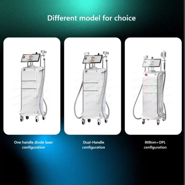 New Design 808 Diode Laser Hair Removal Machine 800-1.200-1.500 W - Image 7