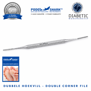 Γωνιακή λίμα νυχιών PodoShark Double Angle File 13 cm