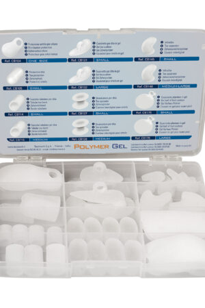 Προστατευτικά ποδιών από Tecniwork Polymer Gel διαφανές Kit 52 τεμ