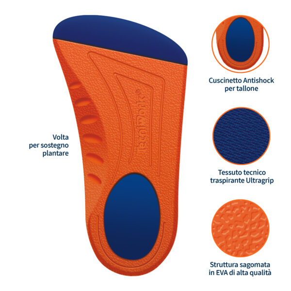 (large 43-46) Insole ¾ Flex Comfort Plus Active Stability - Image 5