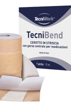 Ταινιοσοβάς Tecnibend με κεντρική γάζα για επιδέσμους 5M X 8 CM