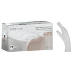 Small Γάντια Βινυλίου Soft Care ICE - Λευκό χωρίς πούδρα (100τεμ)