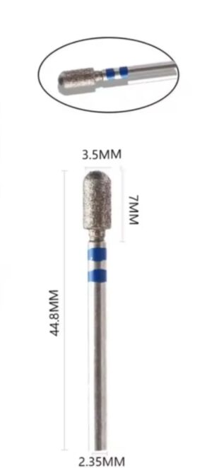 Φρέζα διαμαντιού με καμπύλη