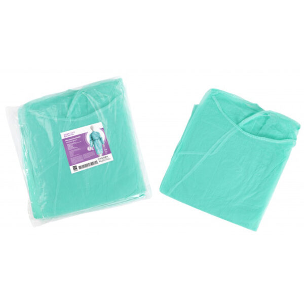Εξεταστική μπλούζα Soft Care non woven - πράσινη - Image 2