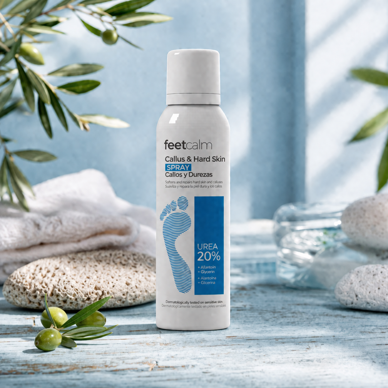 σπρέι για κάλους 20% ουρία για σκληρύνσεις και ξηρό δέρμα