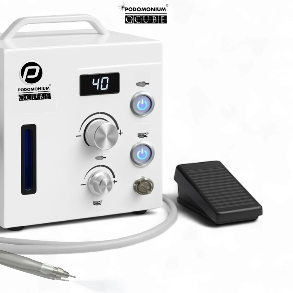 Μοτέρ πεντικιούρ Podomonium Q Cube σε ψεκασμό