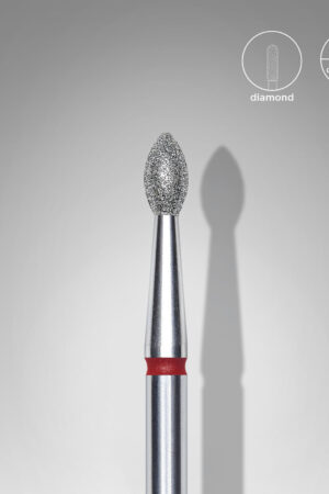 Φρέζα Διαμαντιού Pointed Bud Κόκκινη Expert – Διάμετρος Κεφαλής 2,5 mm | Μήκος Εργασίας 4,5 mm
