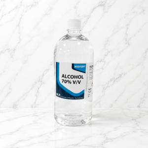 Medisept Alcohol 70% 1 λίτρο αιθανόλη 70% για καθαρισμό επιφανειών και παρασκευή καλλυντικών.