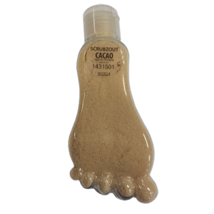 Ποδαράκι σε σχήμα μπουκαλιού με αλάτι απολέπισης σοκολάτας και κακάο 100 γραμμάρια