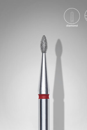 Φρέζα Διαμαντιού Drop Κόκκινη Expert – Διάμετρος Κεφαλής 1,6 mm | Μήκος Εργασίας 4 mm