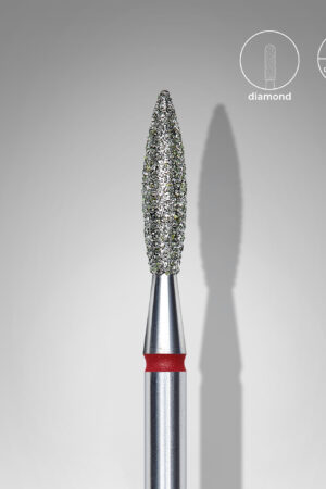 Φρέζα Διαμαντιού – Flame Κόκκινη Expert Διάμετρος 2,3 mm | Μήκος Εργασίας 10 mm