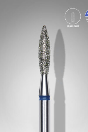 Φρέζα Μύτη Διαμαντιού Flame Μπλε Expert Διάμετρος κεφαλής 2,3 mm | Μήκος εργασίας: 10 mm