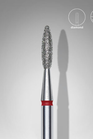 Φρέζα Διαμαντιού – Flame Κόκκινη Expert Διάμετρος 2,1 mm | Μήκος Εργασίας 8 mm