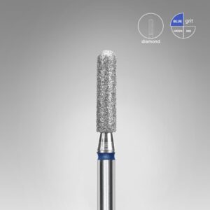 Φρέζα Διαμαντιού Rounded Cylinder Μπλε Expert – Διάμετρος Κεφαλής 2,5 mm | Μήκος Εργασίας 10 mm