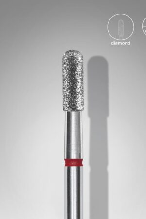 Φρέζα Διαμαντιού Rounded Cylinder Κόκκινη Expert – Διάμετρος Κεφαλής 2,3 mm | Μήκος Εργασίας 6,5 mm