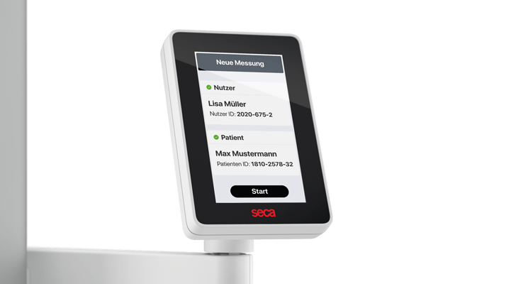 Seca 655/257, Ψηφιακός Ζυγός Πλατφόρμα με Αναστημόμετρο Υπερήχων - Image 3