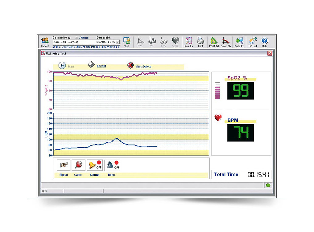 Σπιρόμετρο Spirolab® Mir με Οξυμετρία & 60 Τουρμπίνες FlowMir - Image 3