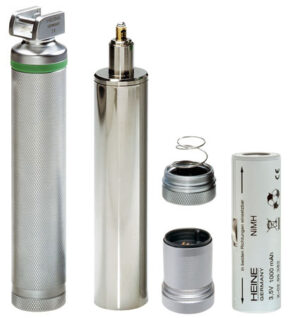 Λαβή Λαρυγγοσκοπίων Heine Standard F.O με Αλκαλικές Μπαταρίες