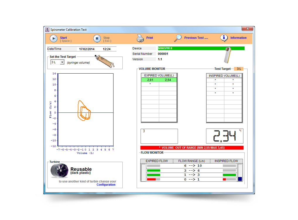 Σπιρόμετρο Spirolab® Mir με Οξυμετρία & 60 Τουρμπίνες FlowMir - Image 12