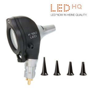 Ωτοσκόπιο Οπτικής Ίνας HEINE K180 LED + Ear Tips