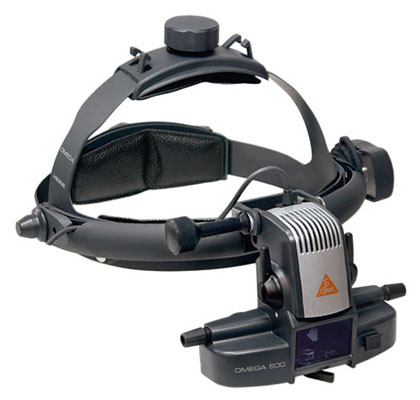 Σετ Έμμεσο Οφθαλμοσκόπιο Heine Omega 500® LED | Ενσύρματος Μετασχηματιστής - Image 2