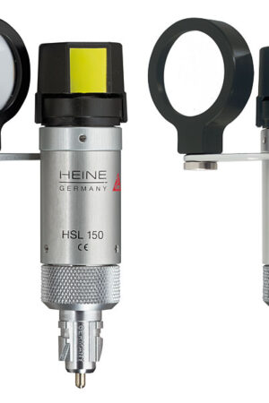 Κεφαλή Φορητή Σχισμοειδούς Λυχνίας Heine HSL 150® για Λαβή Αλκαλικών Μπαταριών 2.5V