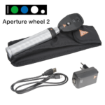 Σετ Οφθαλμοσκοπίου HEINE K®180 LED με Φορτιστή | Διάφραγμα 2