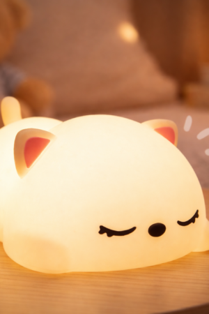 Διακοσμητικό Φωτιστικό LED Γάτα Σιλικόνης USB – Φωτάκι Νυχτός