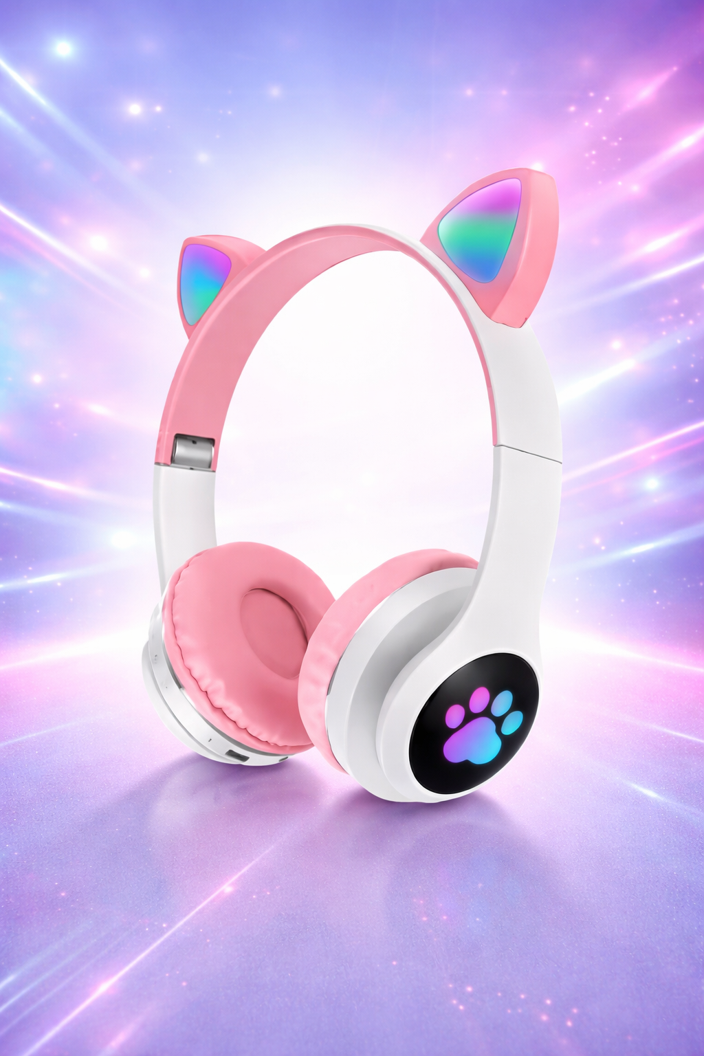 Ασύρματα & Ενσύρματα Παιδικά Ακουστικά Bluetooth FM AUX MicroSD On-Ear VZV-28M-P Ροζ