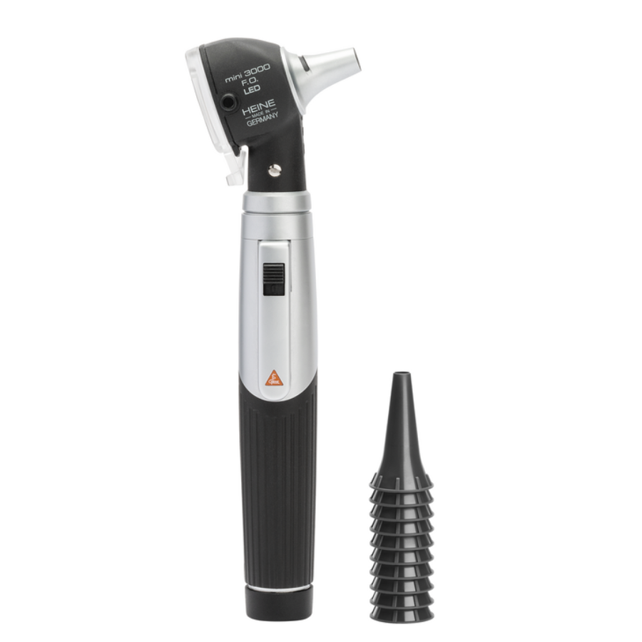 Ωτοσκόπιο Οπτικών Ινών HEINE mini®3000 με Φωτισμό LED | Μαύρο