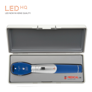 Σετ Οφθαλμοσκοπίου Οπτικής Ίνας HEINE mini®3000 με Φωτισμό LED | Μπλε