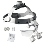 Set Μεγεθυντικές Λούπες Heine 2.5x/340mm με S-GUARD σε Επαγγελματικό Κεφαλοδέτη Heine Headband L