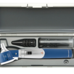 Σετ Ωτοσκοπίου Οπτικής Ίνας HEINE mini®3000 με Φωτισμό LED | Μπλε