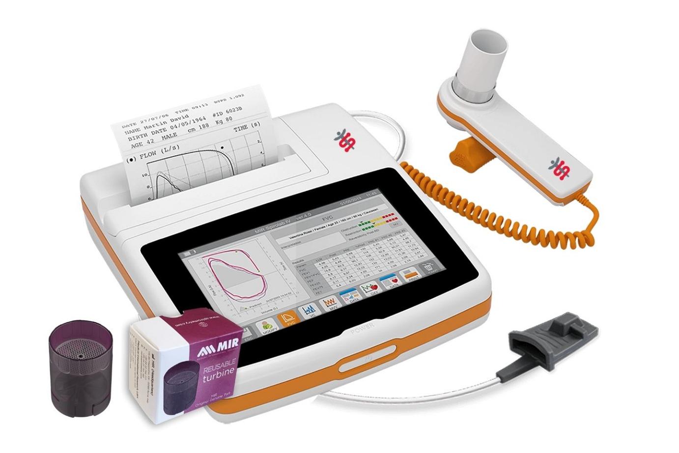 Σπιρόμετρο Spirolab® Mir με Οξυμετρία & Τουρμπίνα Πολλαπλών Χρήσεων