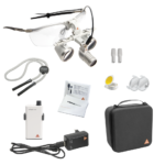 Set Μεγεθυντικές Λούπες Heine 2.5x/420mm σε Σκελετό Γυαλιών S-FRAME & Φωτισμό Heine LED LoupeLight 2