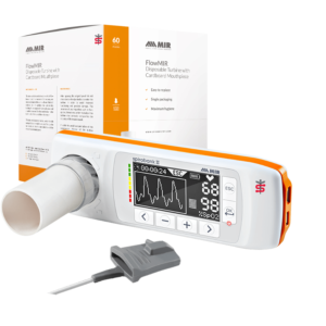 Σπιρόμετρο MIR Spirobank II Smart με Οξυμετρία και 60 Τουρμπίνες μ.χ FlowMir